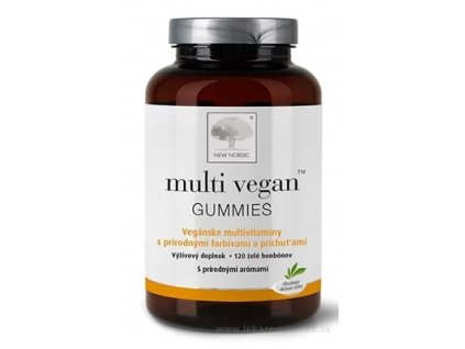 NEW NORDIC multi vegan GUMMIES 120 ks