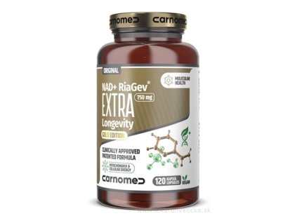 CarnoMed NAD+ RiaGev EXTRA Longevity kapsuly 120 mg
