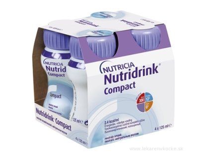 NUTRIDRINK COMPACT 4x125 ml s neutrálnou príchuťou