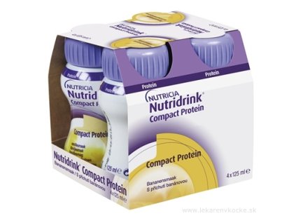 Nutridrink Compact Protein banán, 4x125 ml