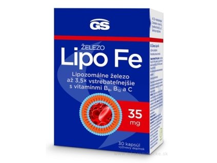GS Železo Lipo Fe cps 1x30 ks