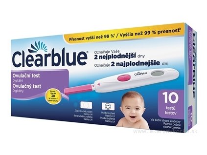 Clearblue ovulačný digitálny test 10 ks
