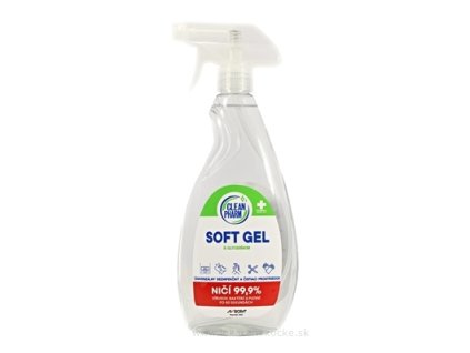 Avropa CleanPharm Soft Gel – univerzálny dezinfekčný a čistiaci prostriedok 500 ml