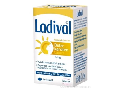 Kapsuly Beta Karotén 15 mg, 60 ks