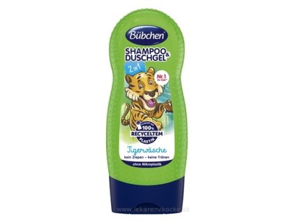 Bübchen Kids šampon a sprchový gel - Tygr 230 ml