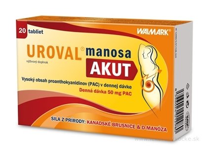 WALMARK UROVAL manosa AKUT 20 ks