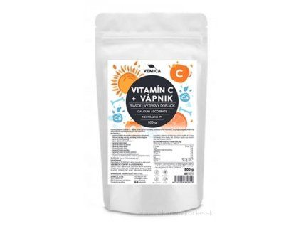 VĚMICE VITAMIN C + VÁPNÍK 500 g