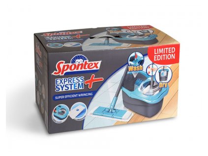 SPONTEX Express System+ tmavo šedá