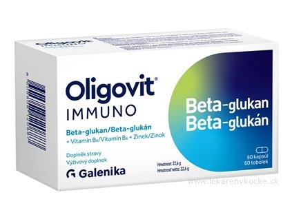 Oligovit IMMUNO Beta-glukán 60 ks