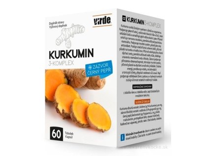 VIRDE KURKUMIN 3-KOMPLEX 60 ks