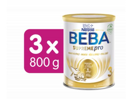 BEBA SUPREMEpro 3, 6 HMO 3x800 g