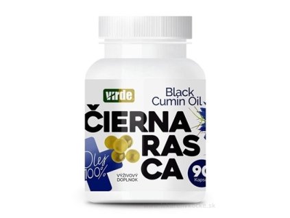 VIRDE ČIERNA RASCA OLEJ 100 % cps 90 ks