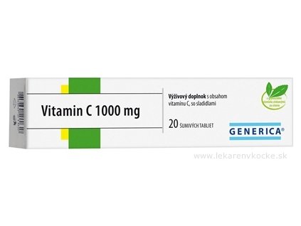 GENERICA Vitamin C 1000 mg 20 ks