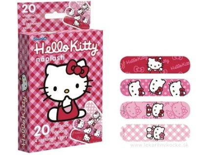 Hello Kitty sterilné detské náplasti 20 ks