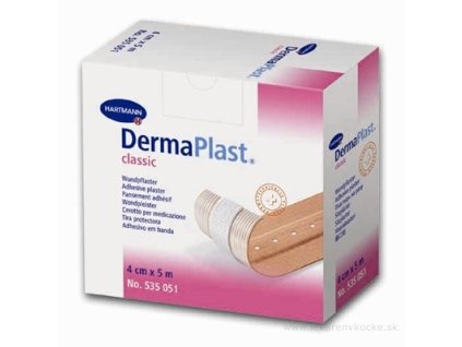 DERMAPLAST CLASSIC náplasť na rany z textilnej tkaniny 6 cm x 5 m
