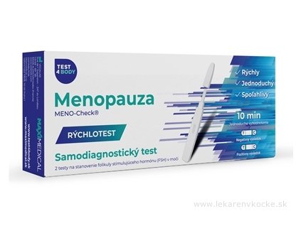 Rýchlotest menopauzy Test4Body – domáci FSH test z moču