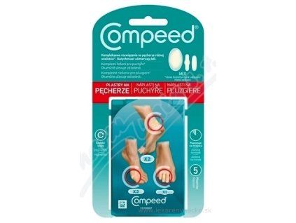 Compeed NÁPLAST na puchýře MIX 5 ks