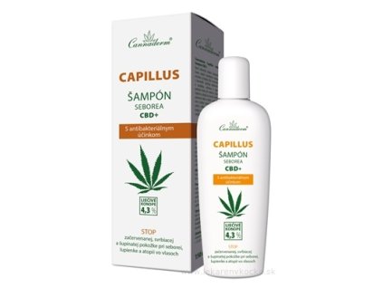 Cannaderm CAPILLUS šampón seborea CBD+ 150 ml