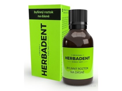 HERBADENT Original Bylinný roztok na ďasná 25 ml