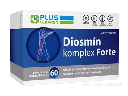 PLUS LEKÁREŇ Diosmín komplex Forte 60 ks