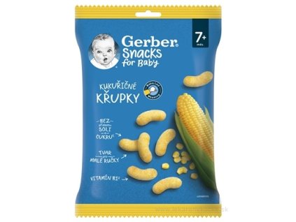 Gerber Snacks Kukuričné CHRUMKY 28 g