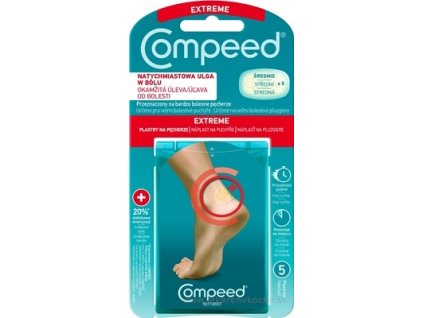 Compeed NÁPLASŤ NA PĽUZGIERE Päta 5 ks