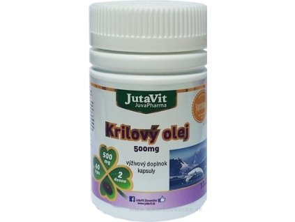 JutaVit Krilový olej 500 mg 60 ks