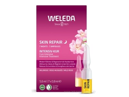 Weleda Prémiová intenzívna 7-denná kúra Skin Repair divoká ruža, 39,2 ml