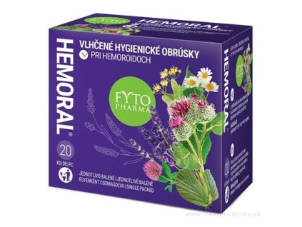 FYTO HEMORAL vlhčené obrúsky 20 ks