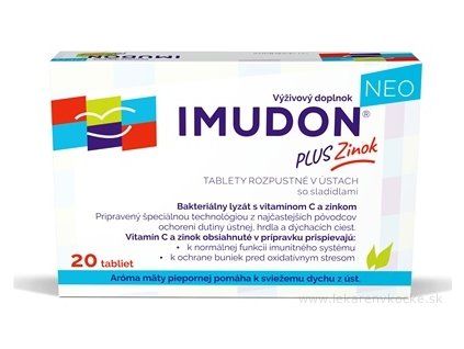 IMUDON NEO plus Zinek 20 ks