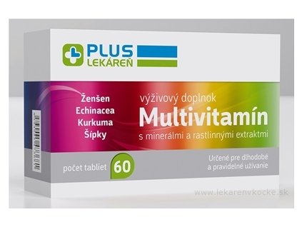 PLUS LEKÁREŇ Multivitamín s minerálmi 60 ks