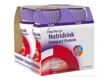 Nutridrink Compact Protein 4x125 ml - Lesné ovocie
