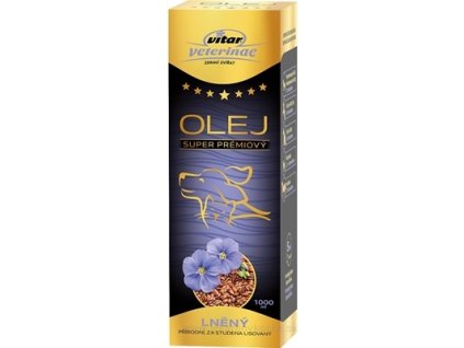 VITAR Veterinae ĽANOVÝ OLEJ 1000 ml