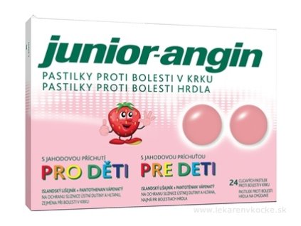 Junior-angin pastilky pre deti 24 ks