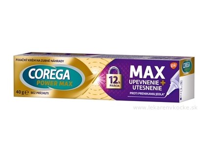 COREGA POWER MAX UPEVNENIE + UTESNENIE 40 g
