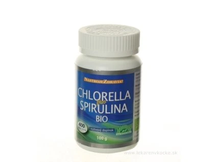 CHLORELLA plus SPIRULINA BIO 400 ks
