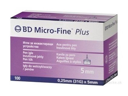 BD MICRO FINE PLUS inzulínové jehly 10x10 ks