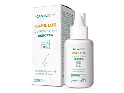 Cannaderm CAPILLUS vlasové sérum seborea 40 ml