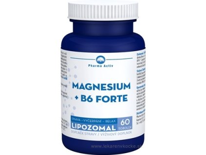 Pharma Activ Lipozomal MAGNESIUM + B6 FORTE 60 ks