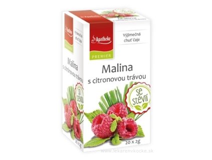 APOTHEKE PREMIER Malina s citrónovou trávou 20x2 g