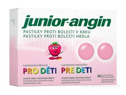 Junior-angin pastilky pre deti 36ks