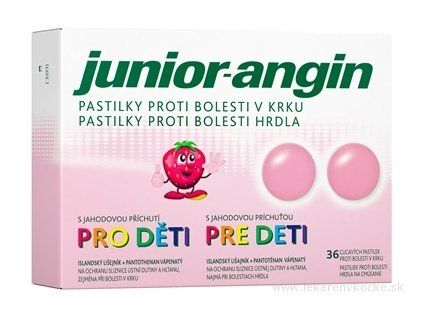 Junior-angin pastilky pro děti 36ks