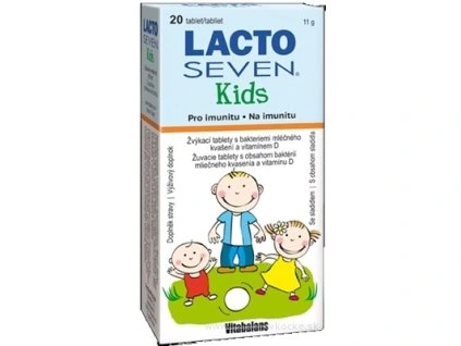 Vitabalans LACTOSEVEN Kids 20 ks