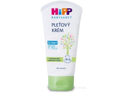 HiPP BABYSANFT Pleťový krém šetrný, s Bio mandľovým olejom (inov.09/2022) 1x75 ml