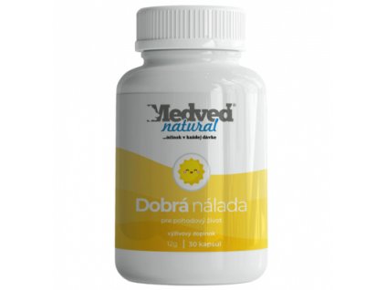 Medveď natural Dobrá nálada 30 kapsúl