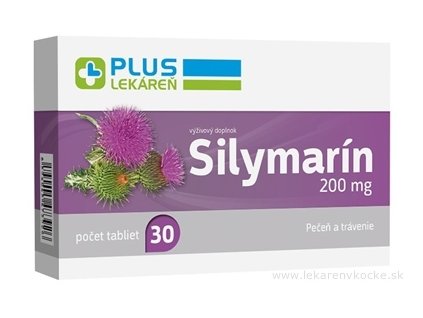 PLUS LEKÁREŇ Silymarín 200 mg 30 ks