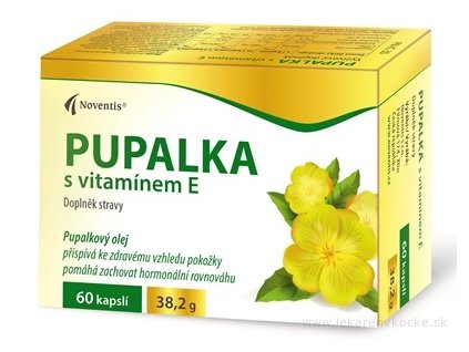 Noventis PUPALKA S VITAMÍNOM E 60 ks