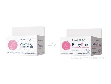 Elasti-Q Baby&me VITAMINS & MINERALS 30 ks