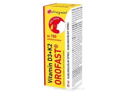 Vitamín D3+K2 Axonia OROFAST 30 ml