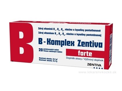 B-Komplex forte Zentiva 20 ks